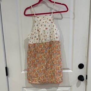 American Eagle Outfitters Floral Strappy Top